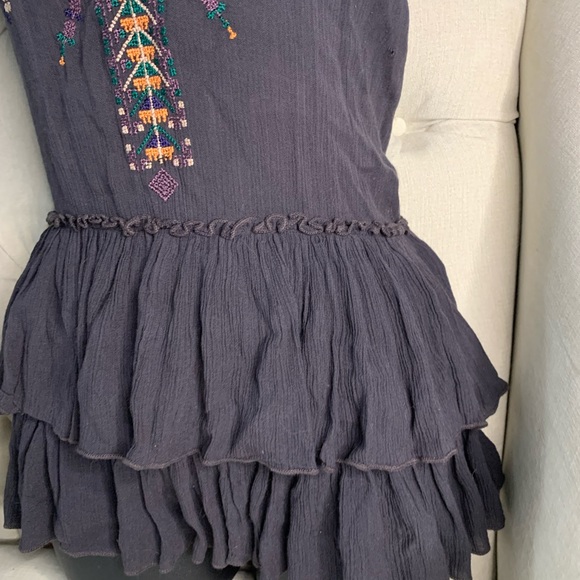 Free people - Ruffle Hem Embroidered Tank - Picture 3 of 3